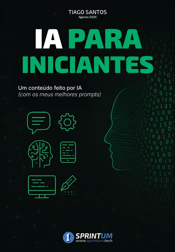 Capa do e-book IA para Iniciantes